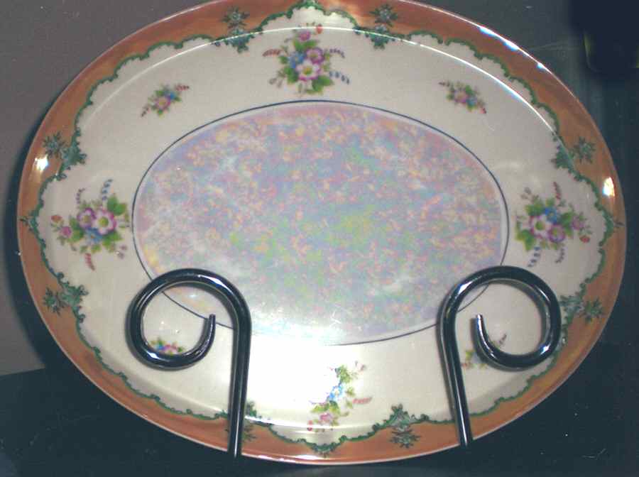 N3461 12" Oval Serving Platter by Noritake-1