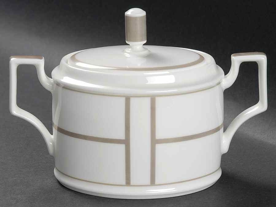 Trieste Sugar Bowl & Lid by Noritake-1