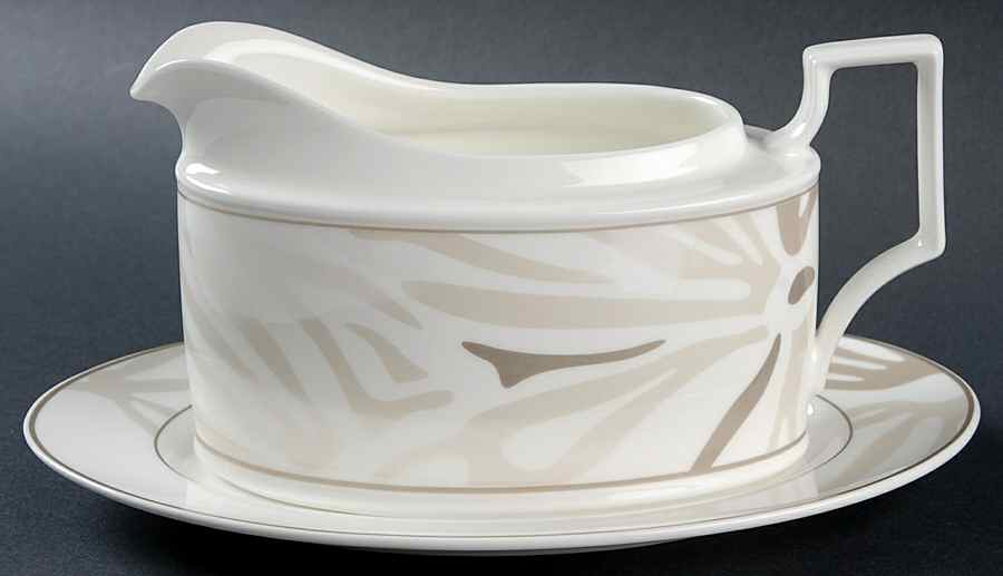 Campania Gravy Boat & Underplate (Relish/Butter) by Noritake-1
