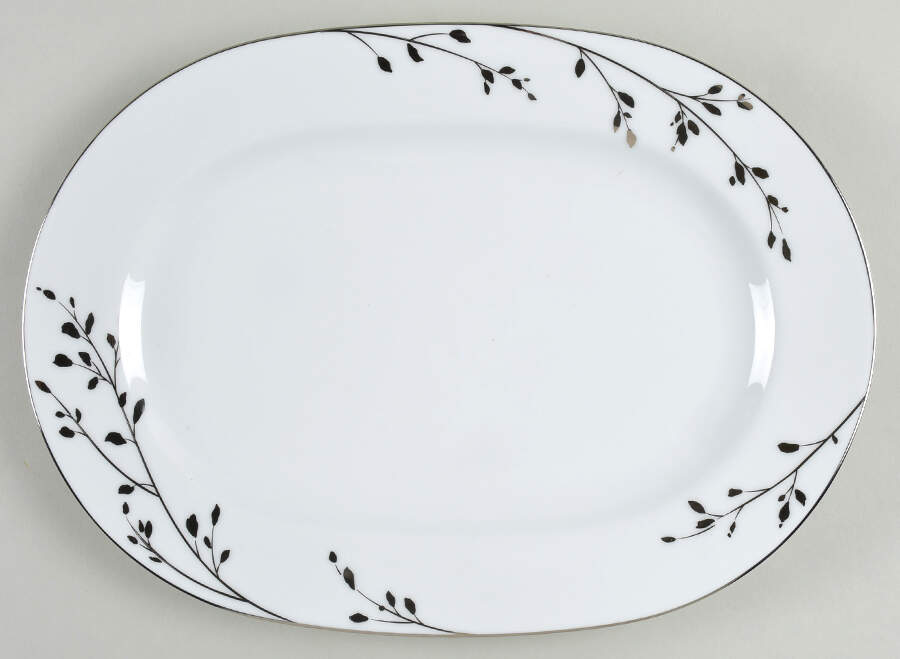 Birchwood 14" Oval Serving Platter by Noritake-1