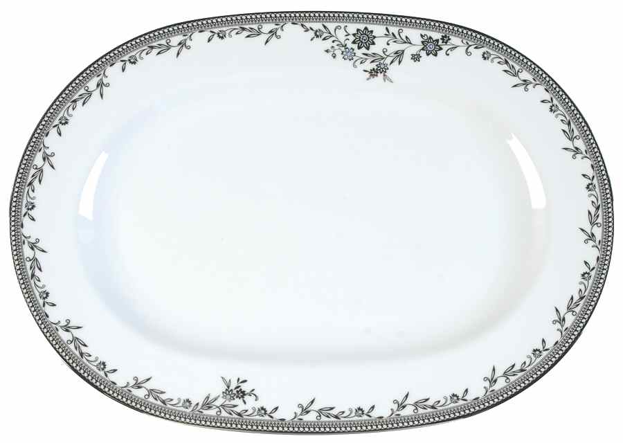 Hayden 14" Oval Serving Platter by Noritake-1