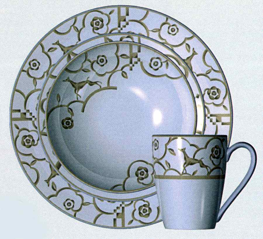 Chasse Blueberry Dinner Plate by Noritake-1