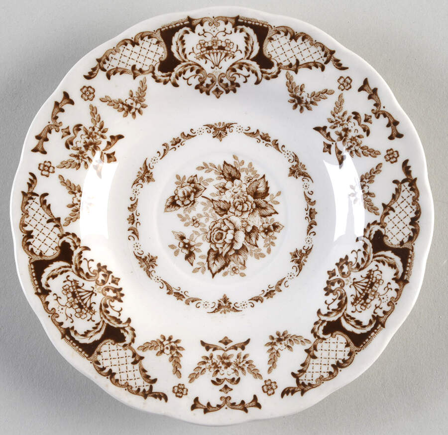 Windsor Brown Saucer by Nikko-1
