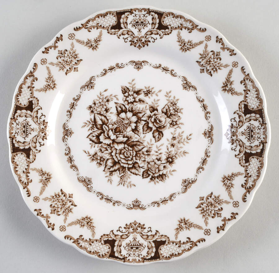 Windsor Brown Dinner Plate by Nikko-1