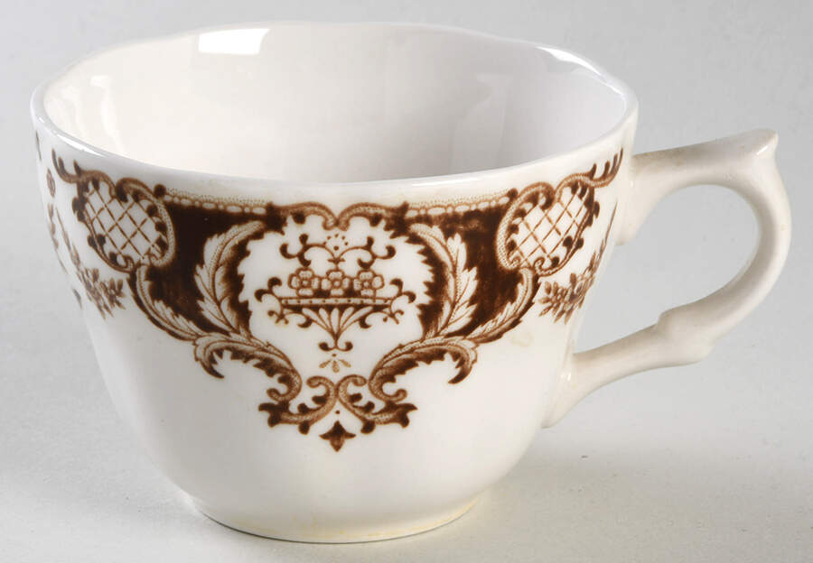 Windsor Brown Flat Cup by Nikko-1