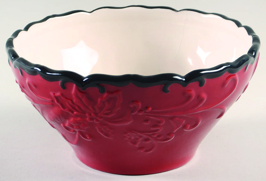 Poinsettia Soup/Cereal Bowl by Noble Excellence-1