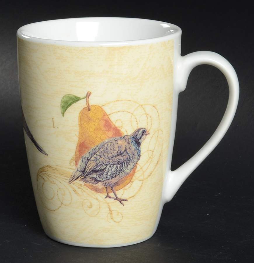 12 Days of Christmas (Gold Scrolls, No Trim) Mug by Noble Excellence-1