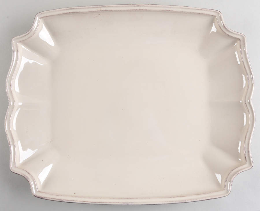 Toscano Cream 17" Rectangular Serving Platter by Noble Excellence-1