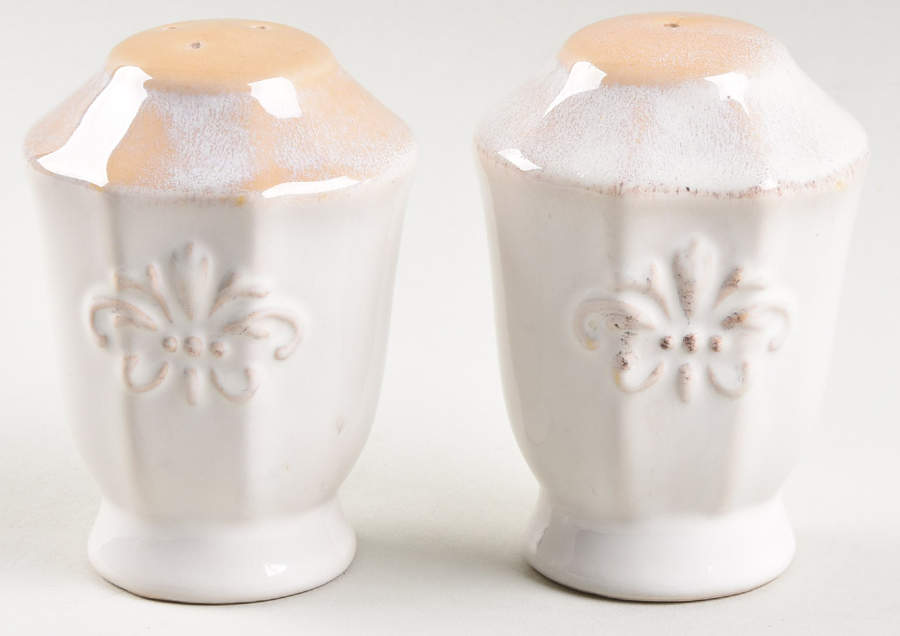 Toscano Cream Salt & Pepper Set by Noble Excellence-1