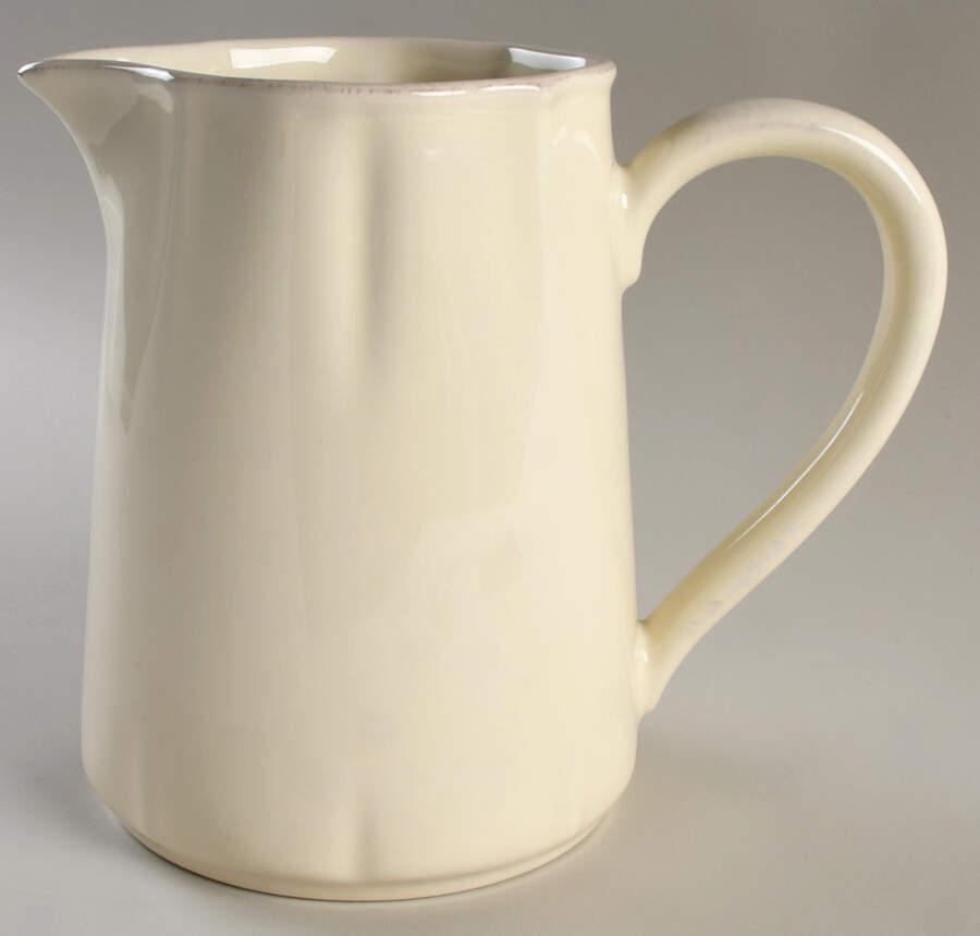 Toscano Cream 96 Oz Pitcher by Noble Excellence-1