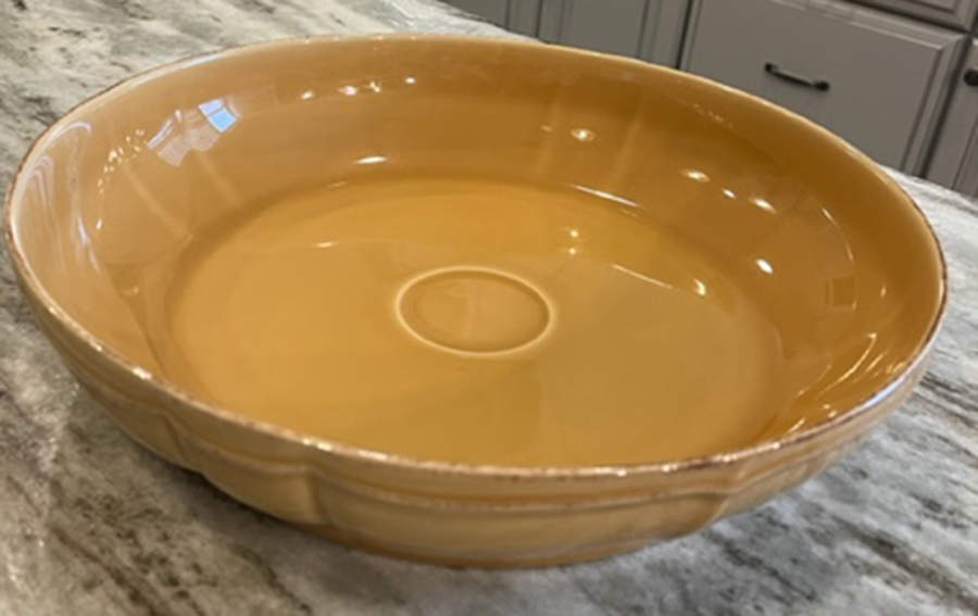 Toscano Yellow Chip Bowl/Plate for Chip & Dip Set by Noble Excellence-1