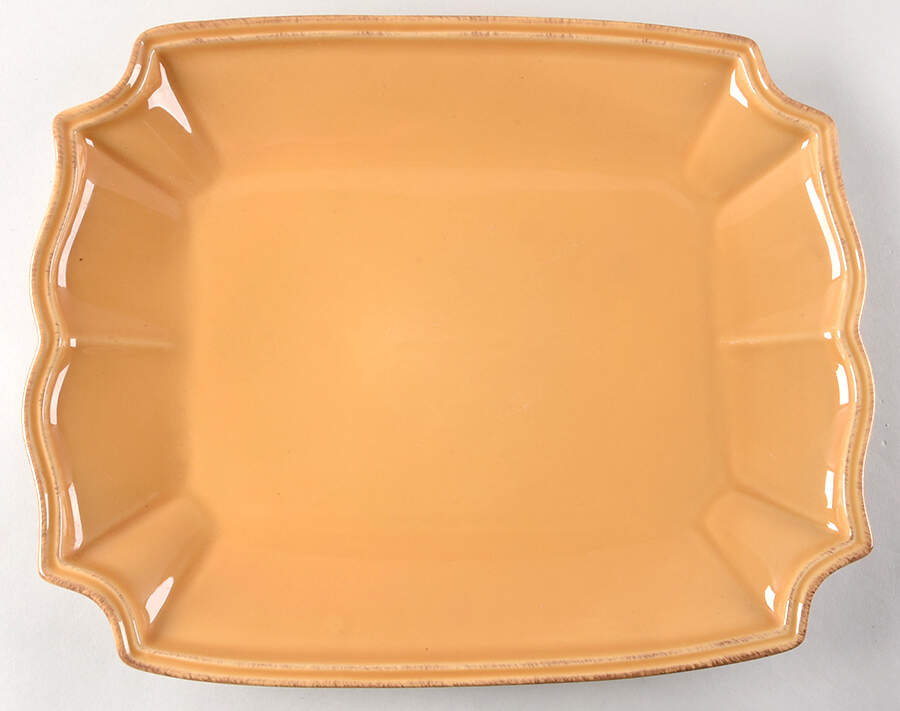 Toscano Yellow 17" Rectangular Serving Platter by Noble Excellence-1