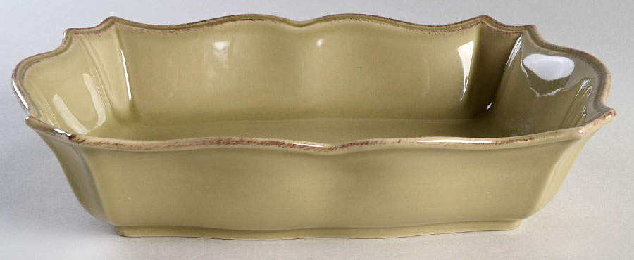 Toscano Sage Green 11" Rectangular Baker by Noble Excellence-1