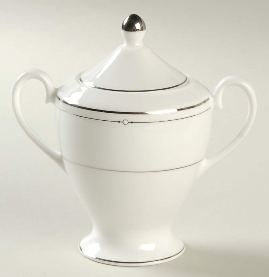 Entwine Sugar Bowl & Lid by Nikko-1