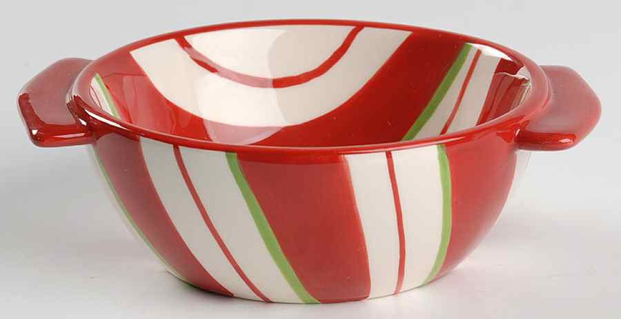 Holiday Peppermint Medium Candy Dish by North Pole Trading Co.-1