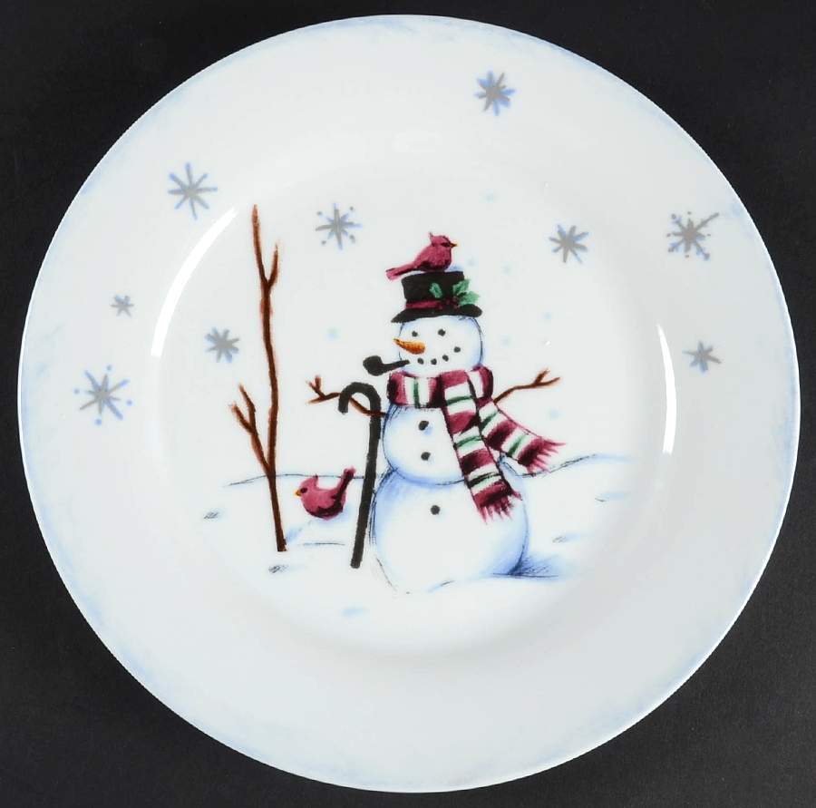 Building a Snowman Salad Plate by Noble Excellence-1