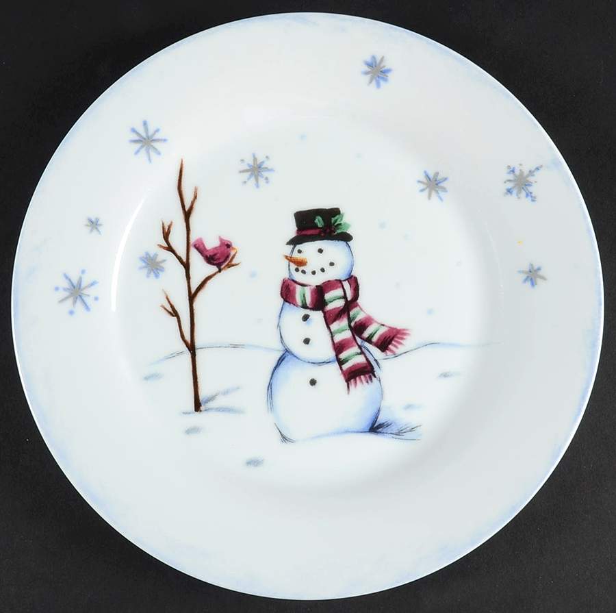 Building a Snowman Salad Plate by Noble Excellence-1