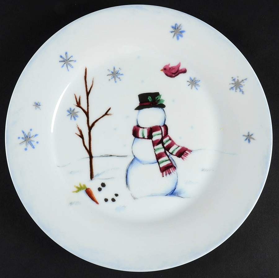 Building a Snowman Salad Plate by Noble Excellence-1