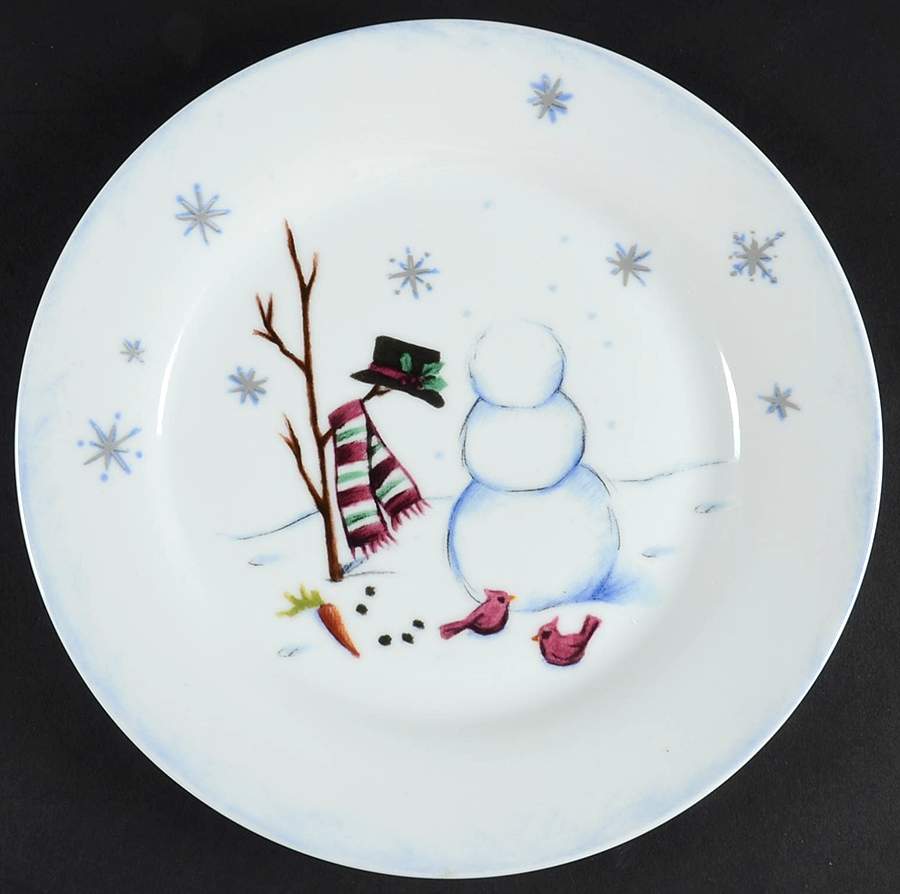 Building a Snowman Salad Plate by Noble Excellence-1