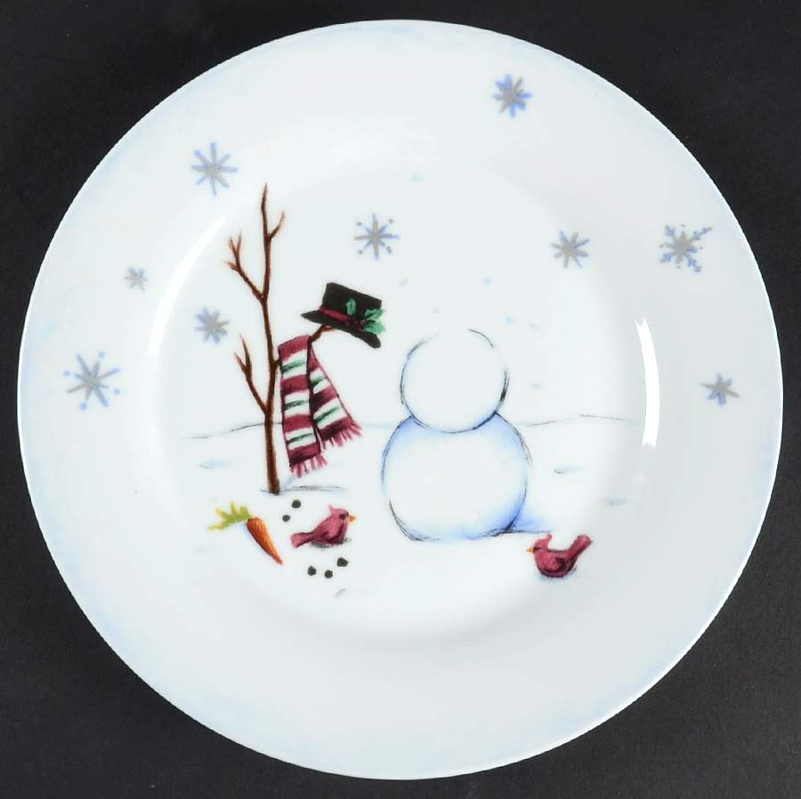 Building a Snowman Salad Plate by Noble Excellence-1