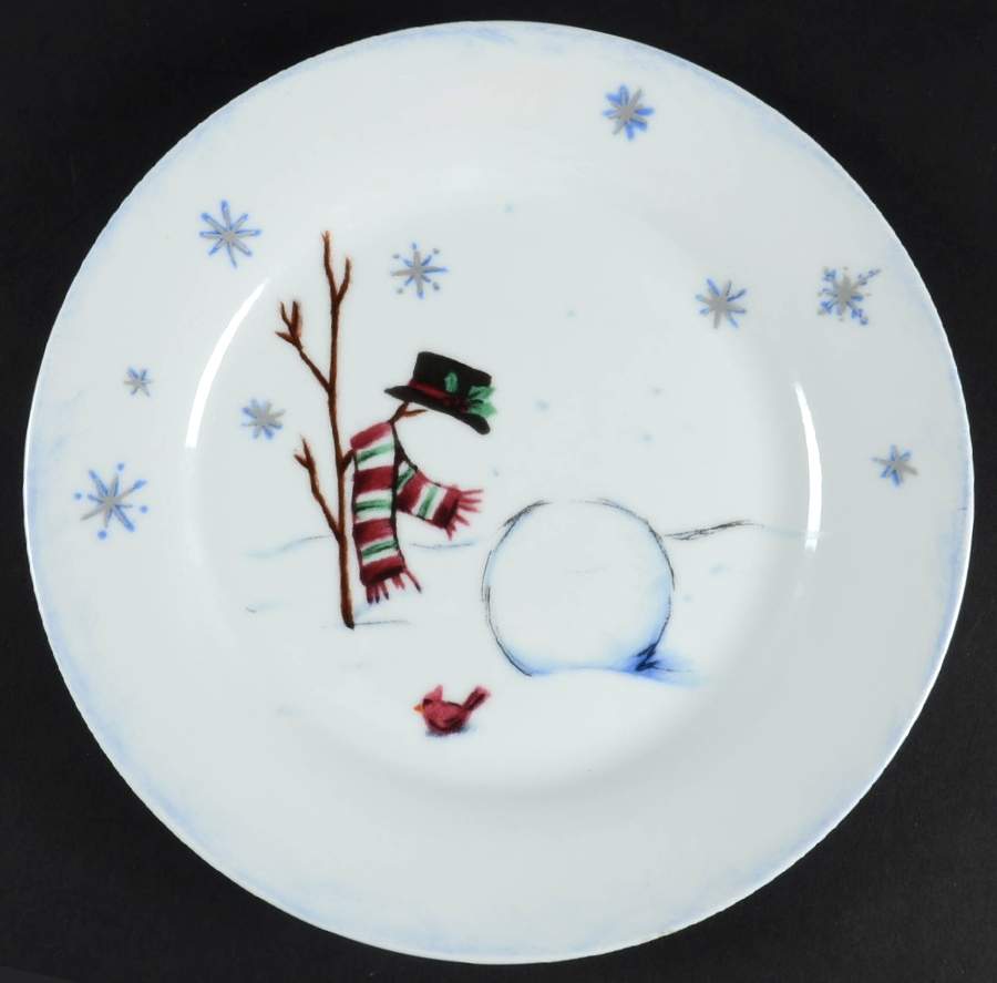 Building a Snowman Salad Plate by Noble Excellence-1