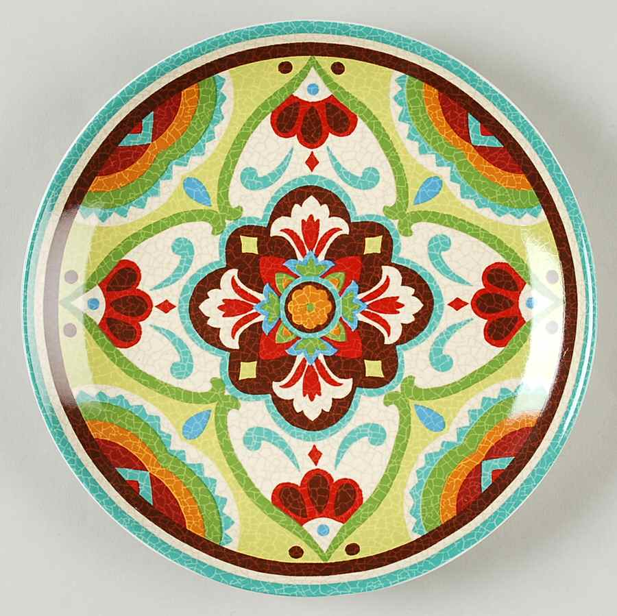 Mexican Tile Matzalan Salad Plate by Noble Excellence-1