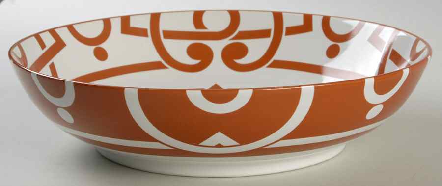 Pathways Persimmon 10" Round Vegetable Bowl by Noble Excellence-1