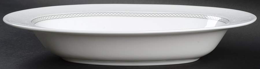 Neoclassic Wreath 11" Oval Vegetable Bowl by Nikko-1