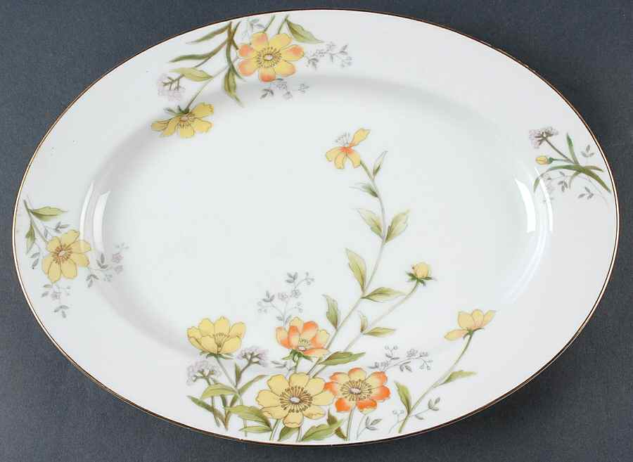 Allegro 12" Oval Serving Platter by Norleans-1