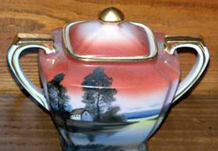 N3489 Sugar Bowl & Lid by Noritake-1