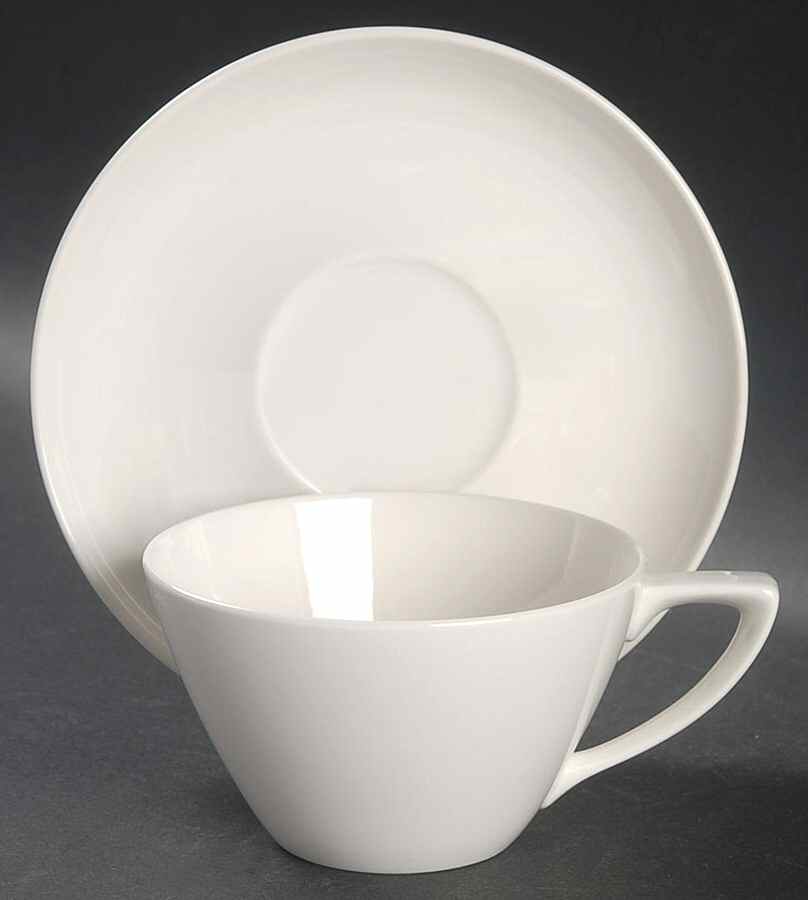 NSU1 Flat Cup & Saucer Set by Nassau Ware-1