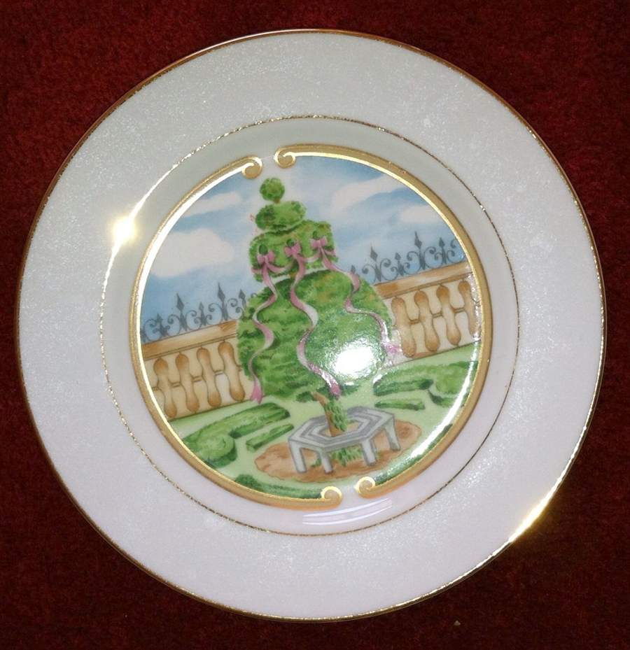 Topiary Salad Plate by Neiman Marcus-1