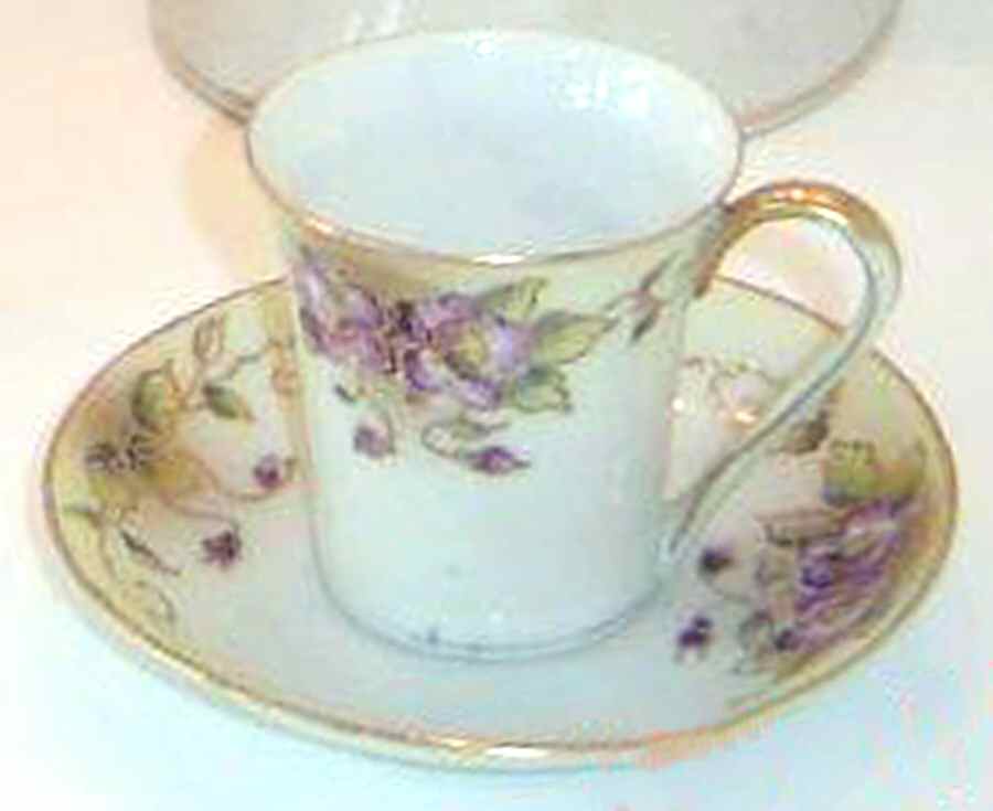 NIP206 Chocolate Cup & Saucer Set by Nippon-1