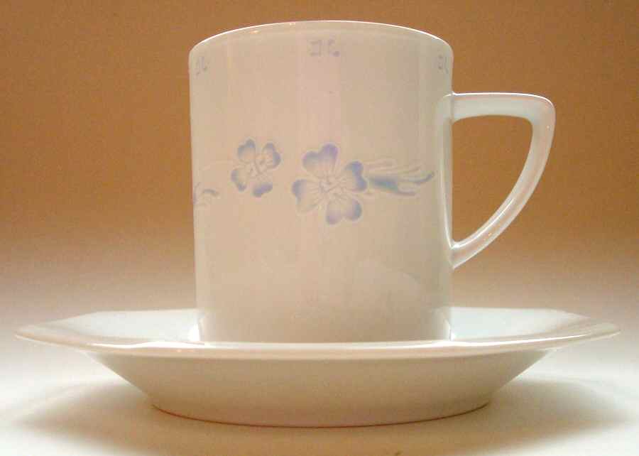 Feu Follet Flat Cup & Saucer Set by Noritake-1