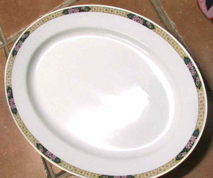 N3400 12" Oval Serving Platter by Noritake-1