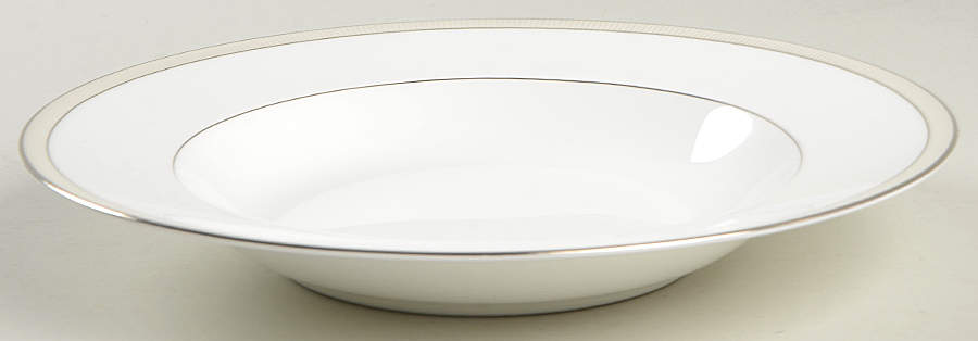 Kensington Pearl Large Rim Soup Bowl by Nikko-1