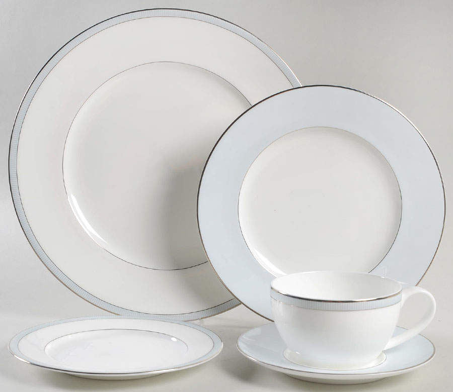Kensington Blue 5 Piece Place Setting by Nikko-1