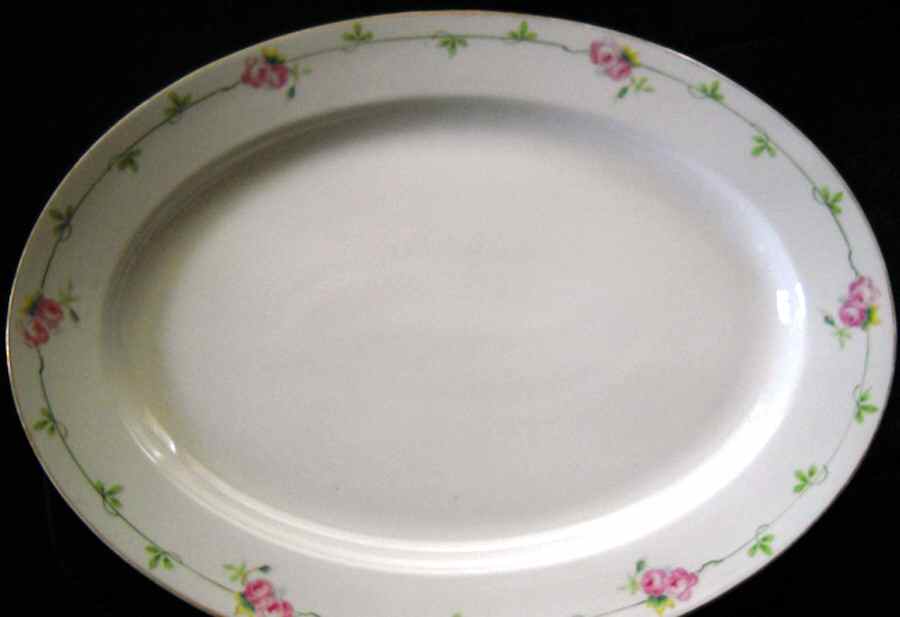 N3509 12" Oval Serving Platter by Noritake-1