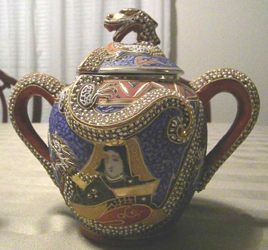NAG56 Sugar Bowl & Lid by Nagoya Shokai-1