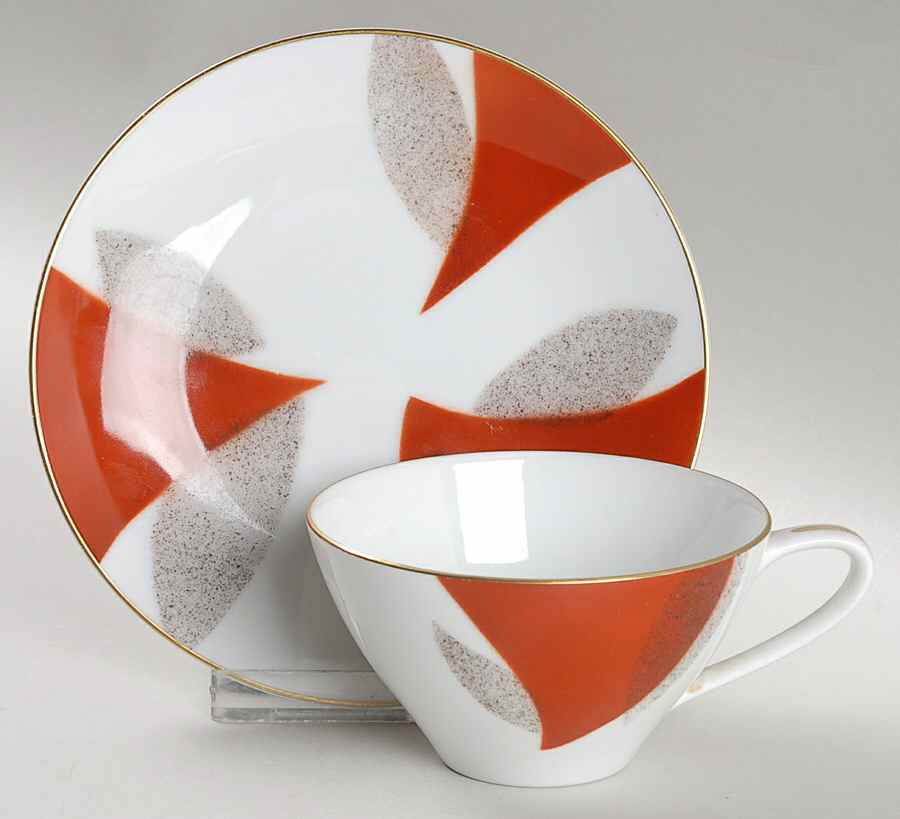 N3758 Flat Cup & Saucer Set by Noritake-1