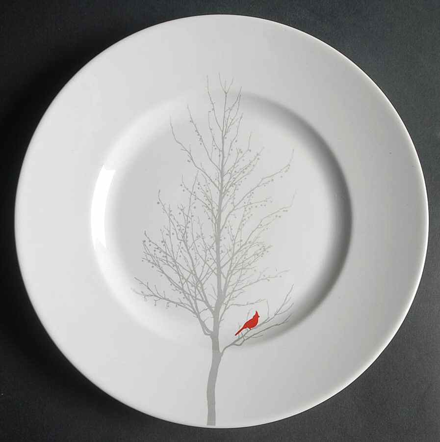 Red Cardinal Salad Plate by Noble Excellence-1