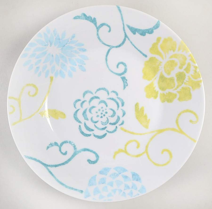 Floral Watercolor Dinner Plate by Noble Excellence-1