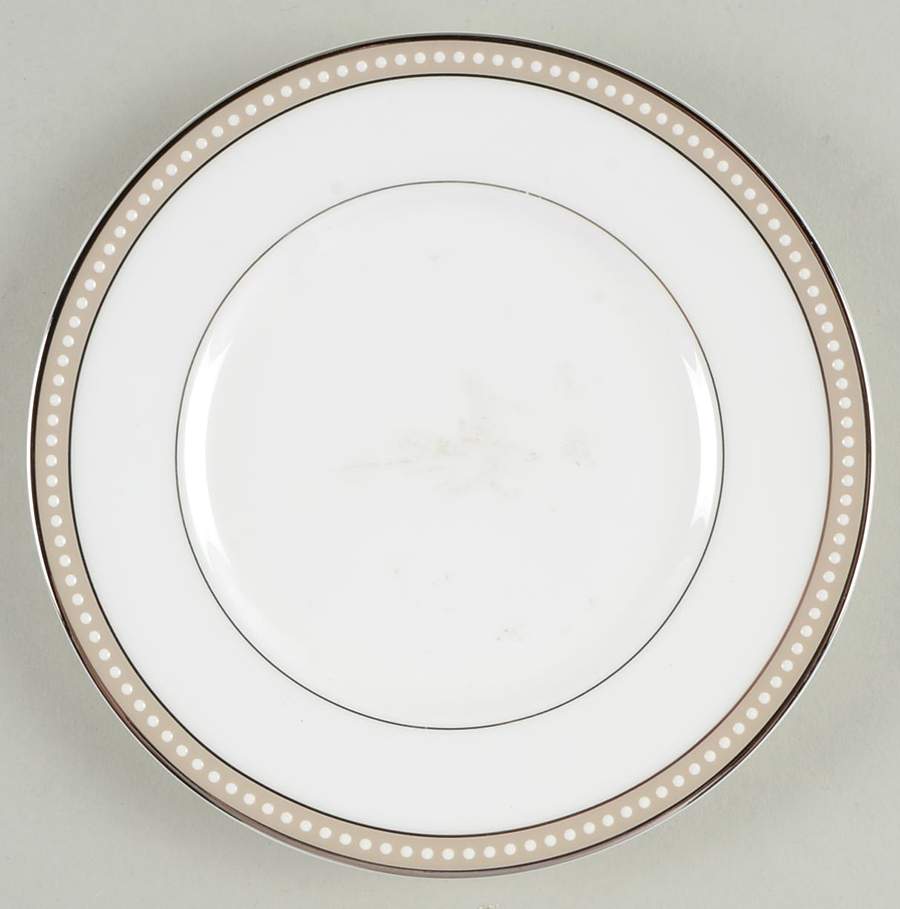 Oyster Pearl Bread & Butter Plate by Nikko-1