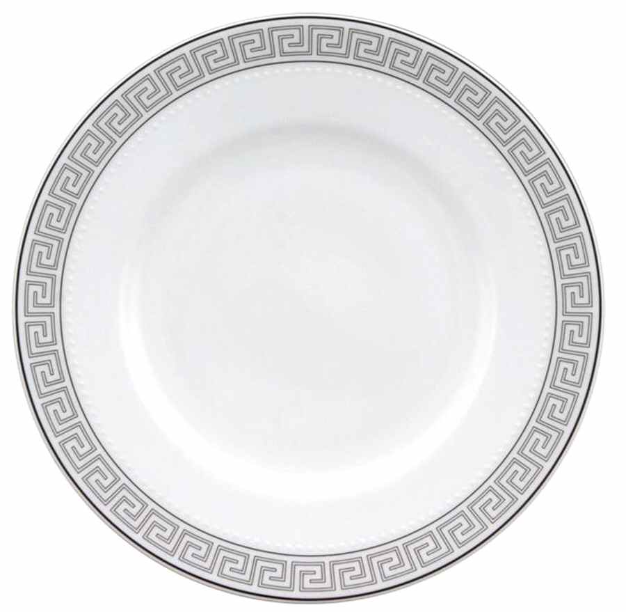 Greek Key Bread & Butter Plate by Nikko-1
