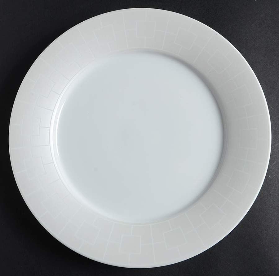 Fretwork Dinner Plate by Nikko-1