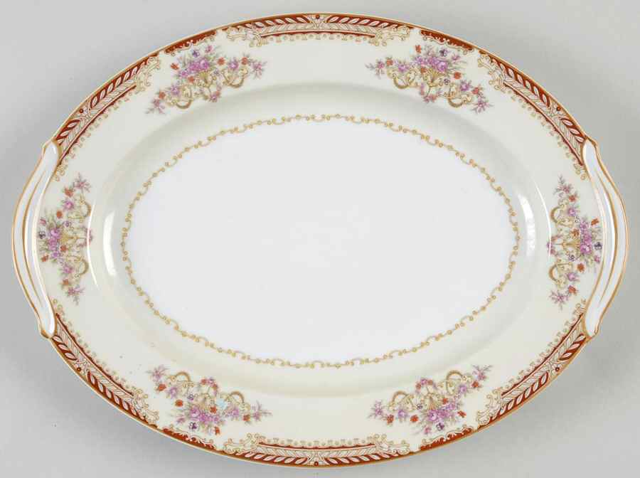 N3545 11" Oval Serving Platter by Noritake-1