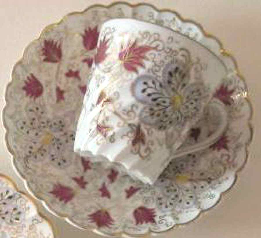 NYM27 Flat Cup & Saucer Set by Nymphenburg-1