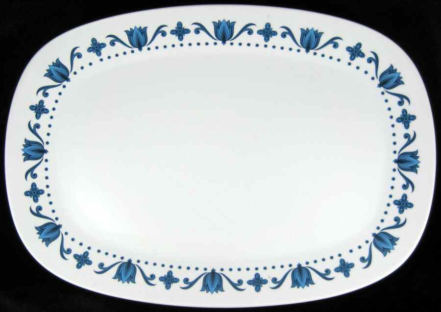 N3789 13" Oval Serving Platter by Noritake-1