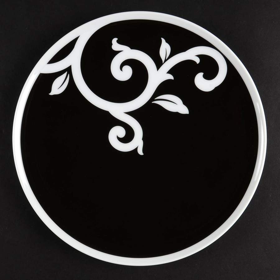 Kismet Black Salad Plate by Noritake-1