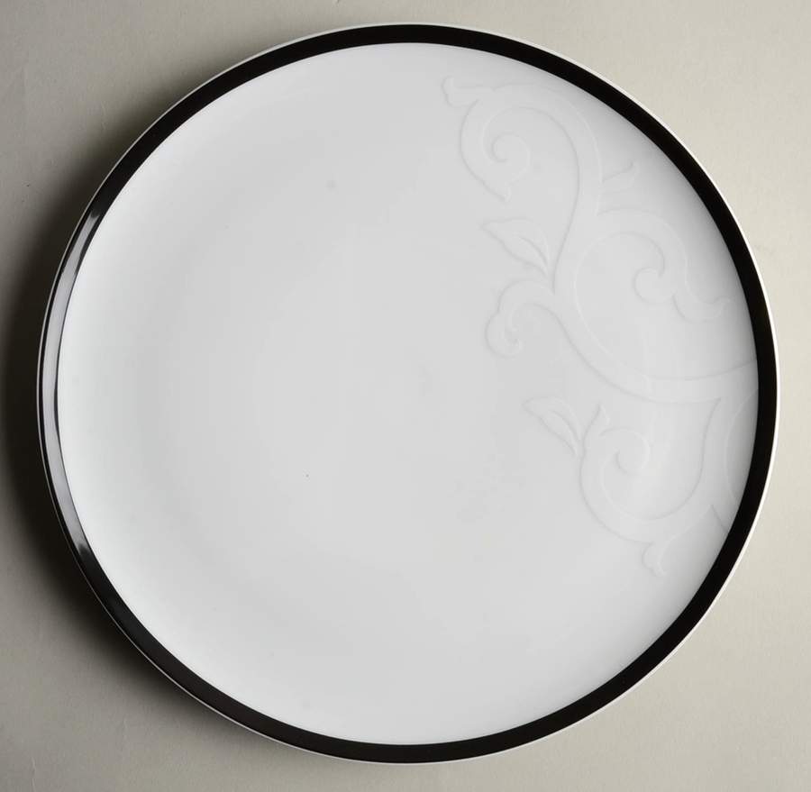 Kismet Black Dinner Plate by Noritake-1